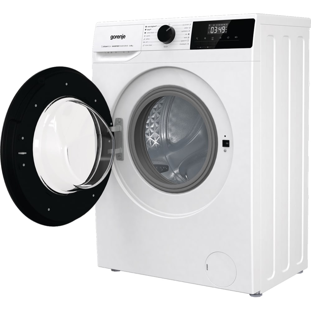 Masina de spalat rufe frontala GORENJE W11NHPI84AS, SteamTech, 8 kg, 1400rpm, Clasa A, alb