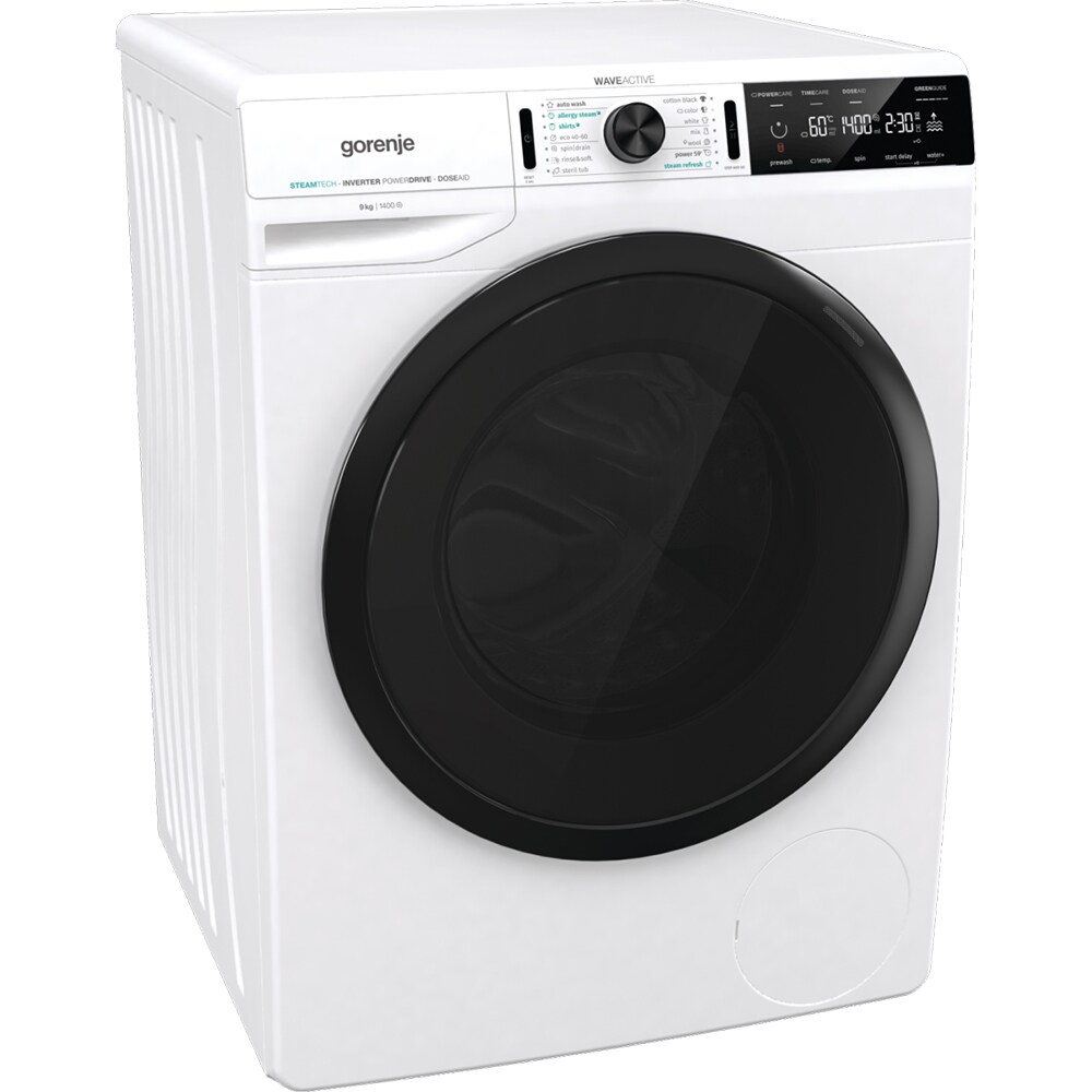 Masina de spalat rufe frontala GORENJE WA94CS, WaveActive, 9 kg, 1400rpm, Clasa B, alb