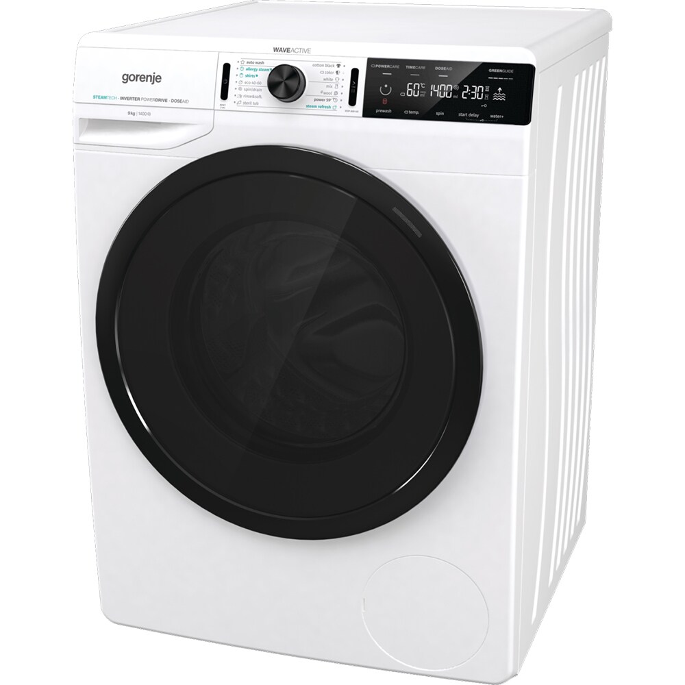 Masina de spalat rufe frontala GORENJE WA94CS, WaveActive, 9 kg, 1400rpm, Clasa B, alb
