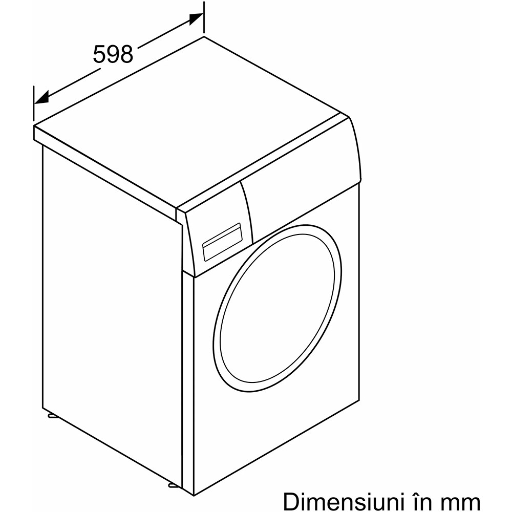 Masina de spalat rufe frontala BOSCH WAN28264BY, 8 kg, 1400rpm, Clasa C, alb