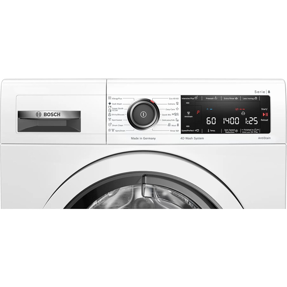 Masina de spalat rufe frontala BOSCH WAV28M20BY, 9kg, 1400rpm, Clasa A, alb