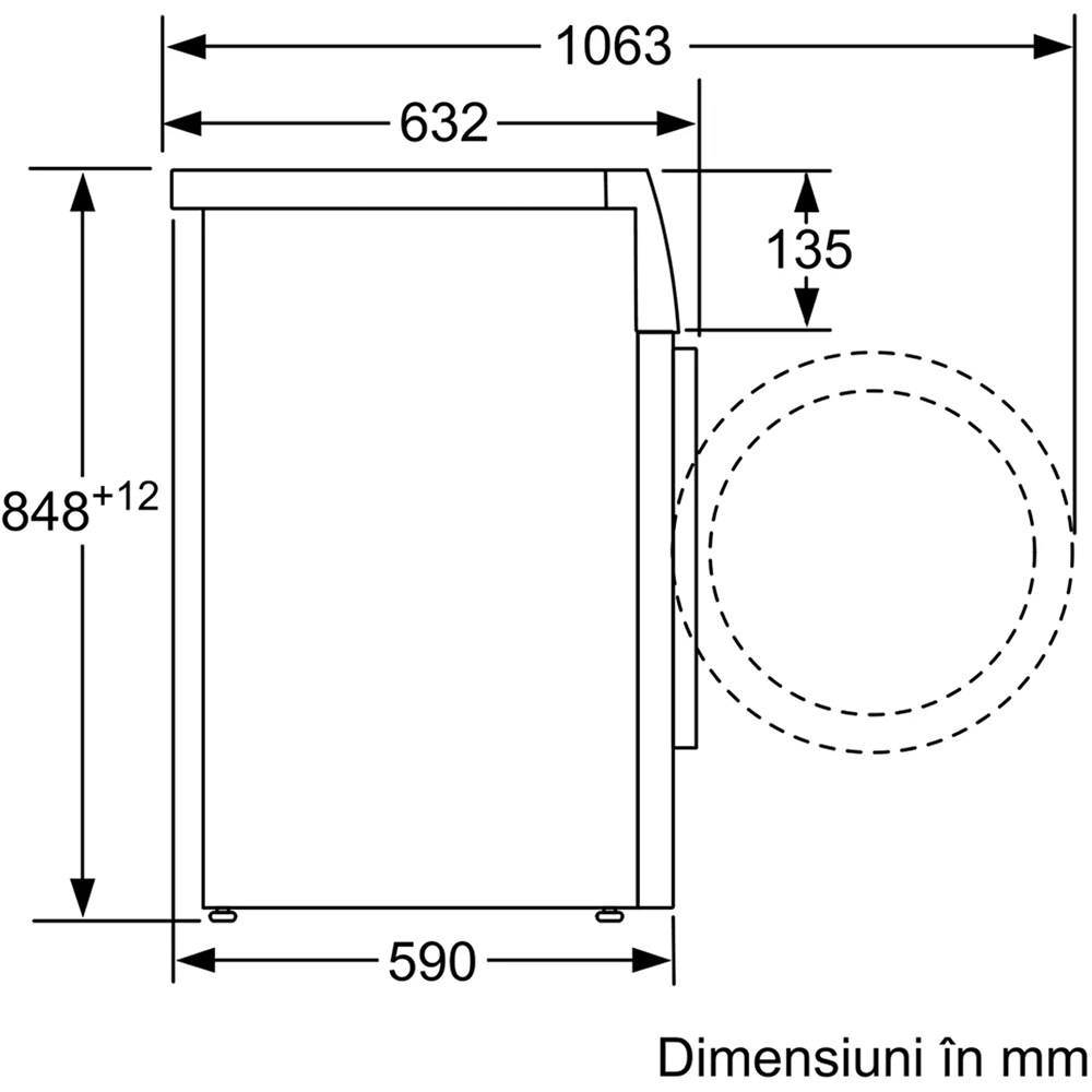 Masina de spalat rufe frontala BOSCH WAX32M41BY, 10kg, 1600rpm, Clasa B, alb