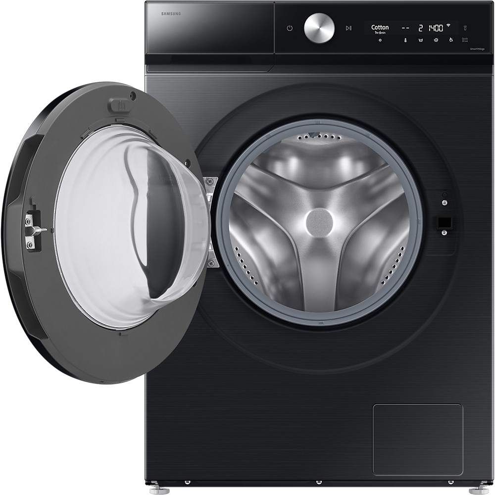 Masina de spalat rufe frontala cu uscator SAMSUNG WD11DB8B85GBU4, AI Control, Eco Bubble, 11/6 kg, 1400rpm, Clasa A/D, negru
