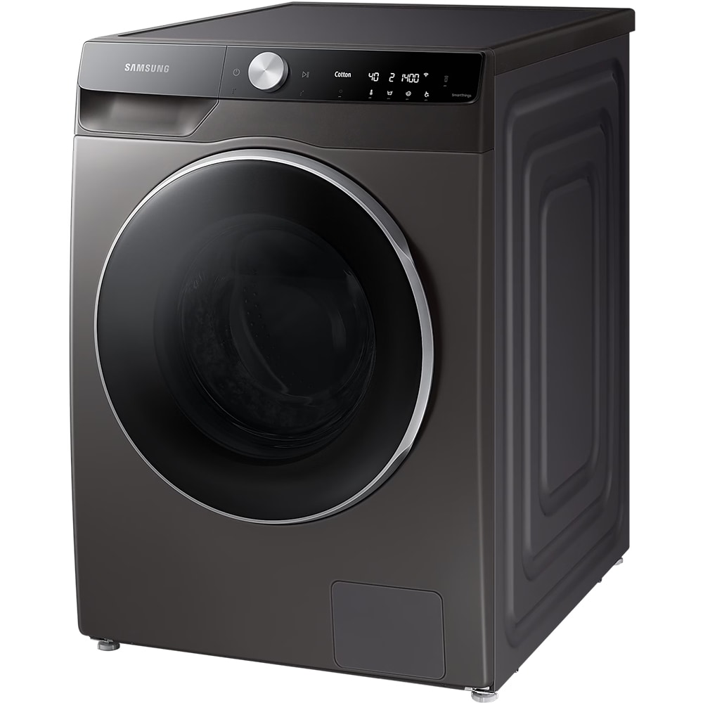 Masina de spalat rufe frontala cu uscator SAMSUNG WD12TP34DSX/S7, Wi-Fi, Eco Bubble, 12/8 kg, 1400rpm, Clasa F, inox