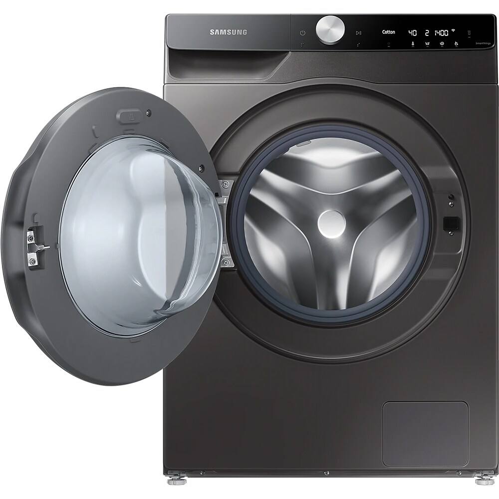 Masina de spalat rufe frontala cu uscator SAMSUNG WD12TP34DSX/S7, Wi-Fi, Eco Bubble, 12/8 kg, 1400rpm, Clasa F, inox