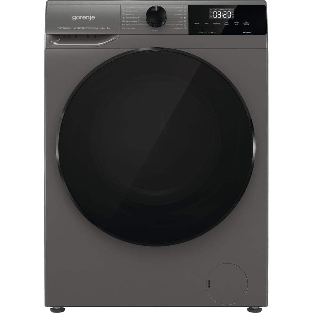 Masina de spalat rufe frontala cu uscator GORENJE WD2A164ADS/A, 10/6 kg, 1400rpm, Clasa A/D, antracit