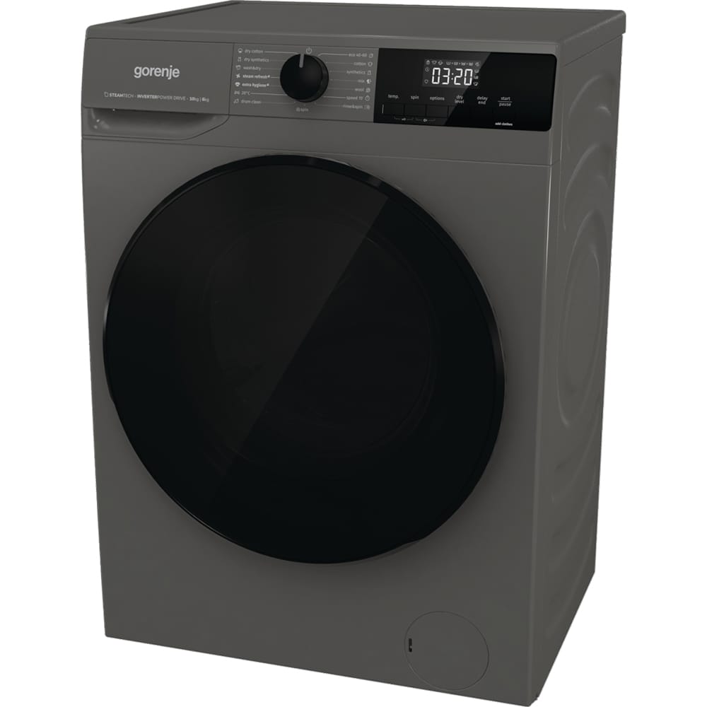 Masina de spalat rufe frontala cu uscator GORENJE WD2A164ADS/A, 10/6 kg, 1400rpm, Clasa A/D, antracit