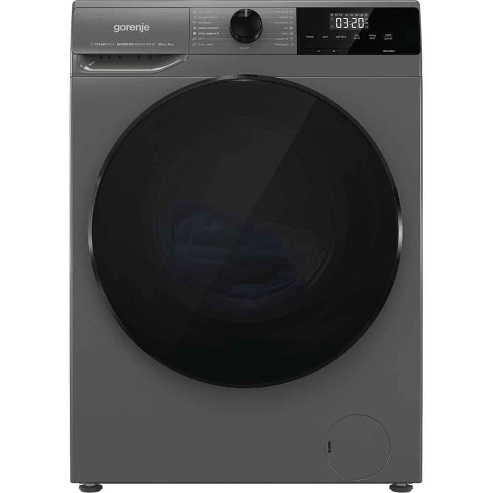 Masina de spalat rufe frontala cu uscator GORENJE WD2A164ADS/A, 10/6 kg, 1400rpm, Clasa A/D, antracit