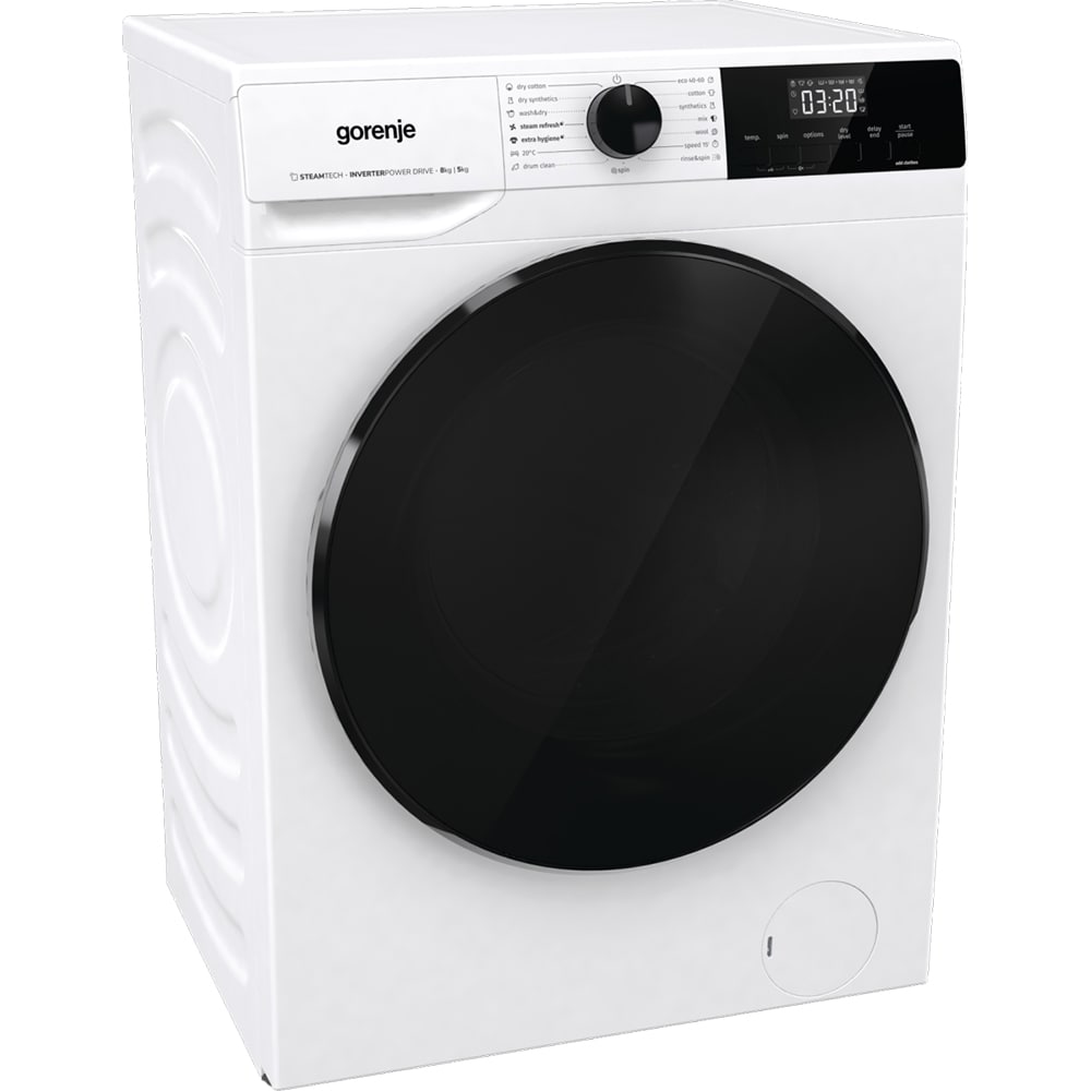 Masina de spalat rufe frontala cu uscator GORENJE WD2A854ADS, 8/5 kg, 1400rpm, Clasa A/D, alb