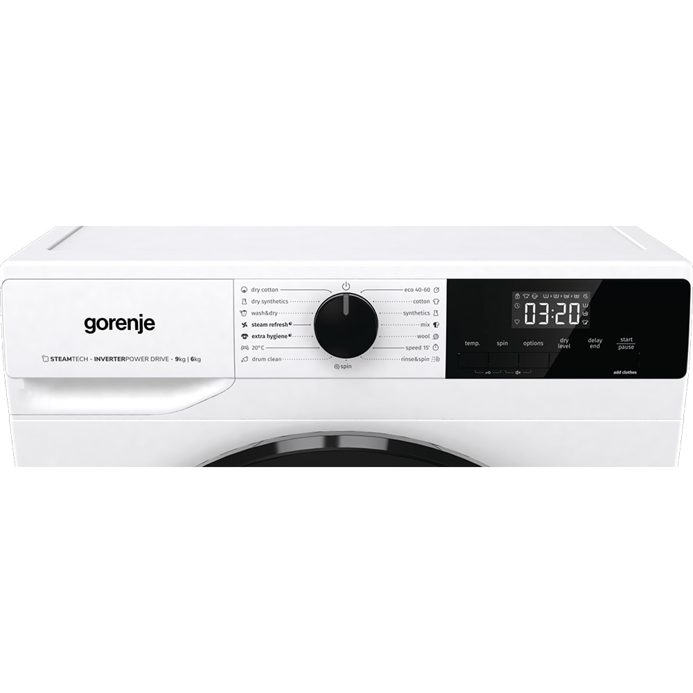 Masina de spalat rufe frontala cu uscator GORENJE WD2A964ADS, 9/6 kg, 1400rpm, Clasa A/D, alb
