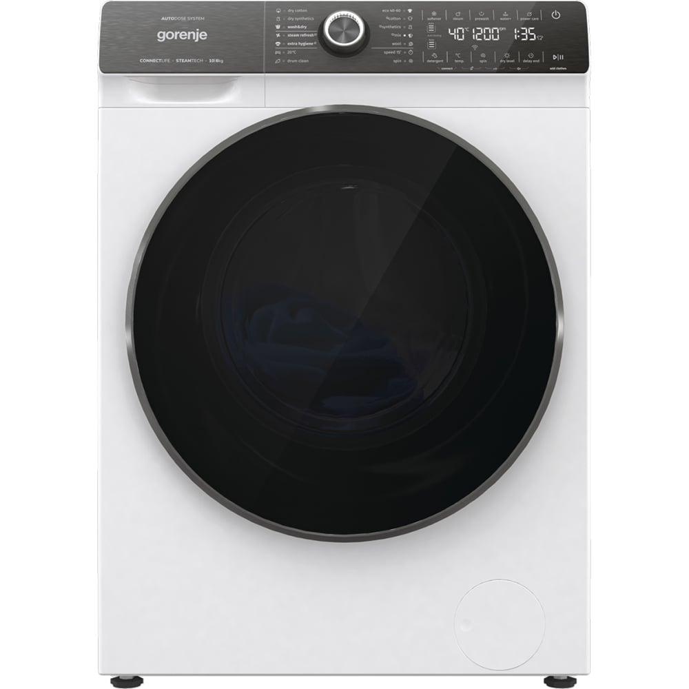 Masina de spalat rufe frontala cu uscator GORENJE WD2S164ADSWA, 10/6 kg, 1400rpm, Clasa A/D, alb