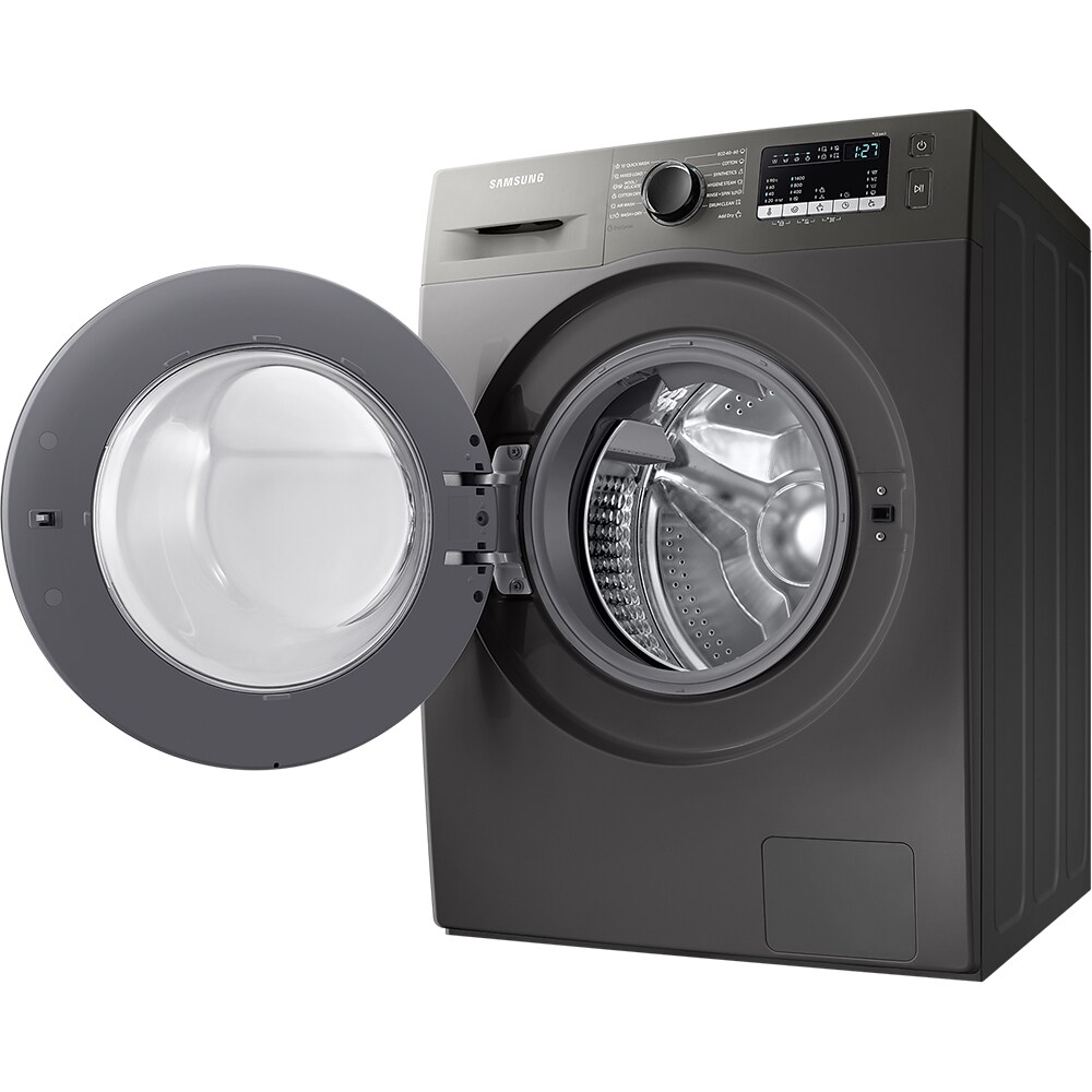 Masina de spalat frontala cu uscator SAMSUNG WD80T4046CX/LE, Eco Bubble, 8/5 kg, 1400rpm, Clasa C/E, negru
