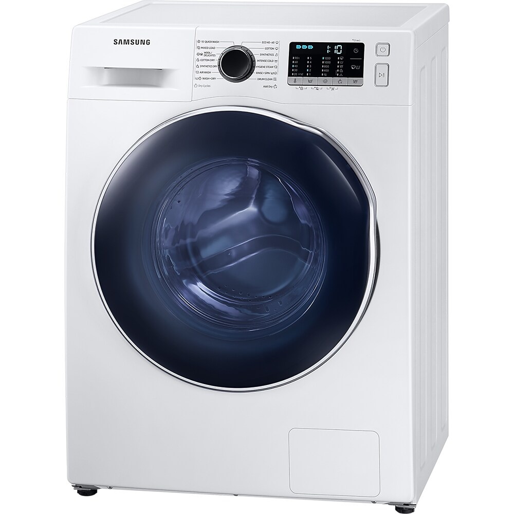 Masina de spalat rufe frontala slim cu uscator SAMSUNG WD8NK52E0AW/LE, Eco Bubble, 8/5 kg, 1200rpm, Clasa C/F, alb