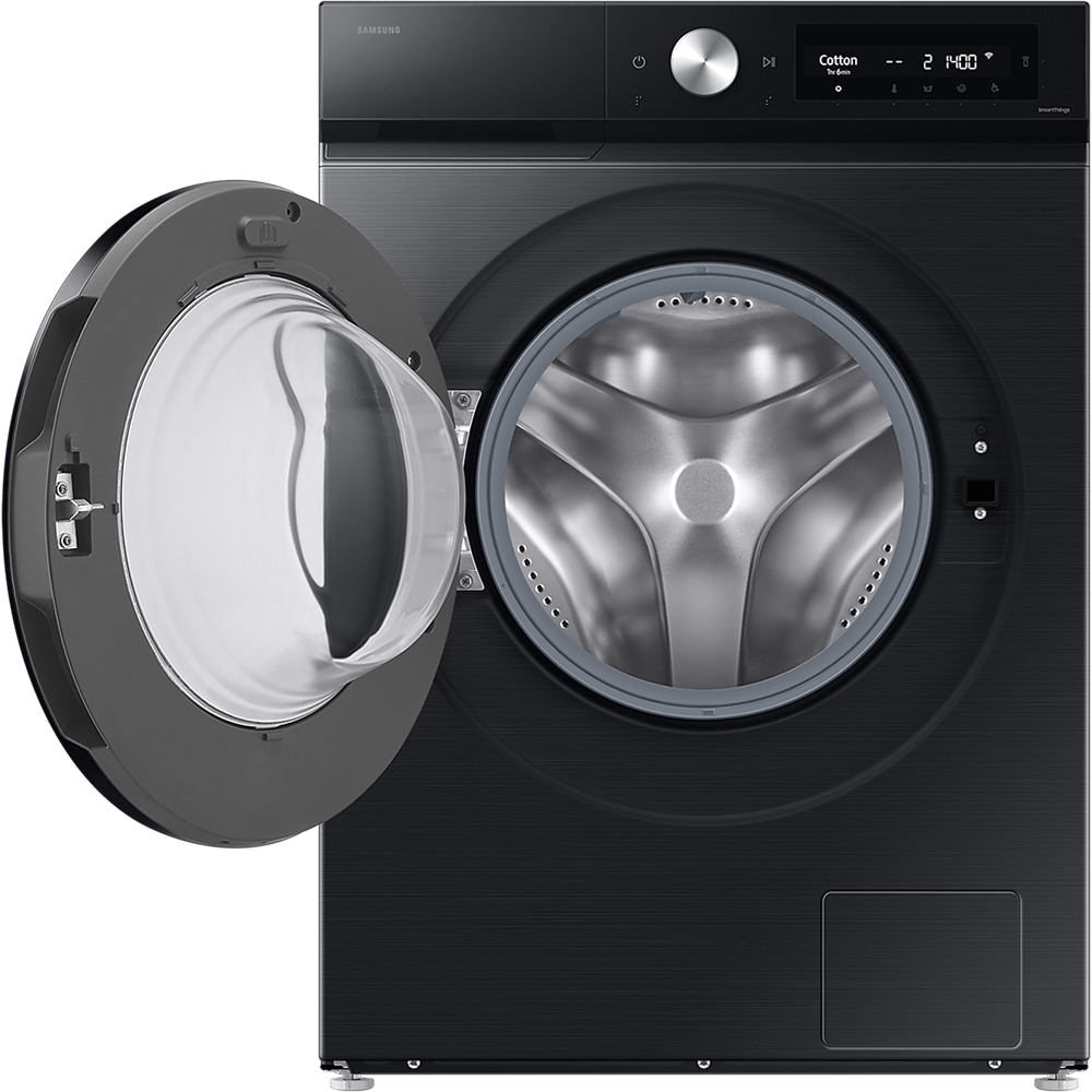 Masina de spalat rufe frontala cu uscator SAMSUNG WD90DB7B85GBU4, AI Control, Eco Bubble, 9/6 kg, 1400rpm, Clasa A/D, negru