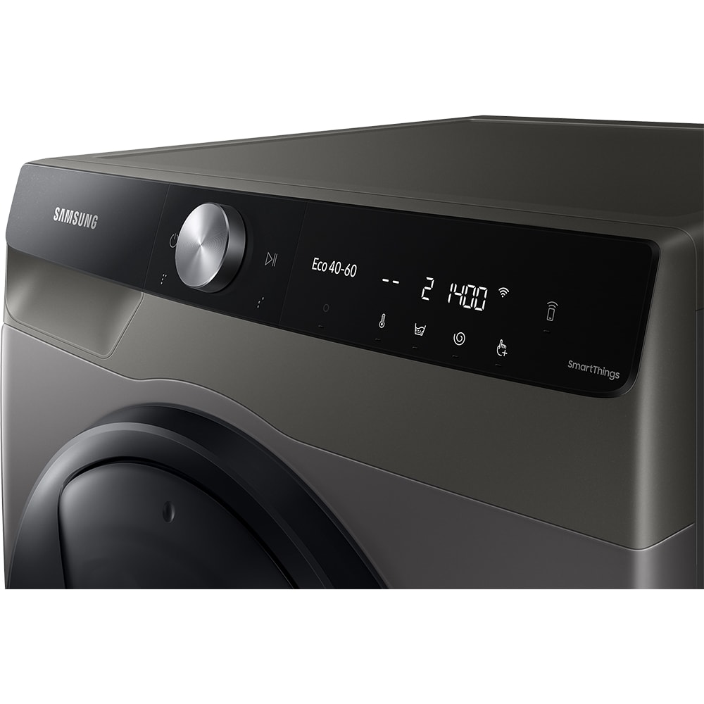 Masina de spalat rufe frontala cu uscator SAMSUNG WD90T754DBX/S7, AI Control, Eco Bubble, 9/6 kg, 1400rpm, Clasa B/E, negru