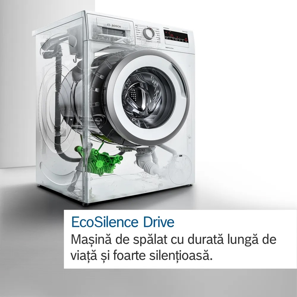 Masina de spalat rufe frontala BOSCH WGB256A6BY, 10 kg, 1600rpm, Clasa A, Wi-Fi, alb