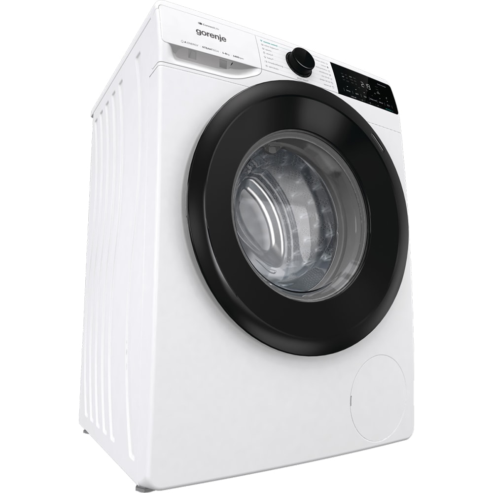 Masina de spalat rufe frontala GORENJE WNA84AWIFI, SteamTech, 8 kg, 1400rpm, Clasa A, alb