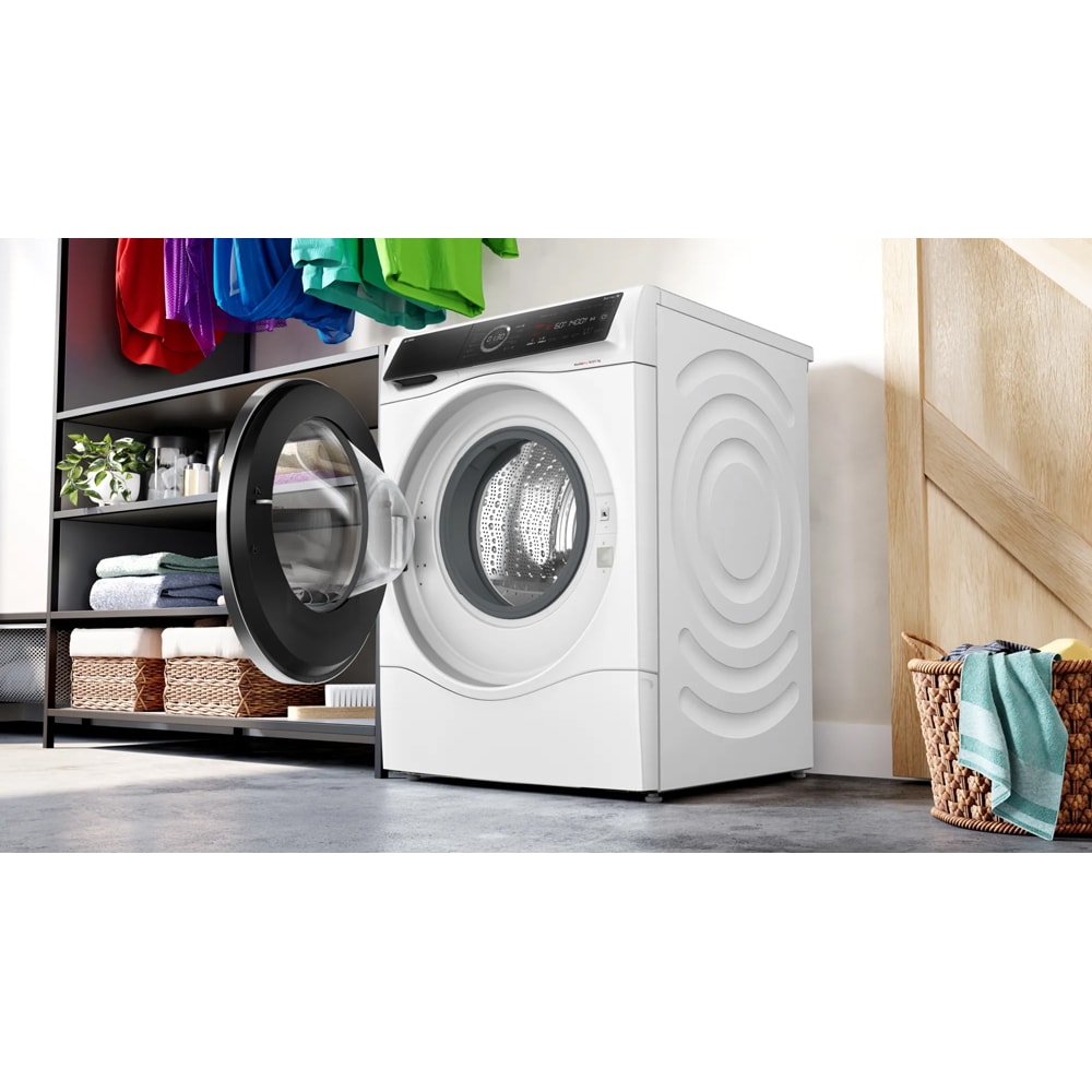 Masina de spalat rufe frontala cu uscator BOSCH WNC254A0BY, 10.5/6 kg, 1400rpm, Clasa A/D, alb