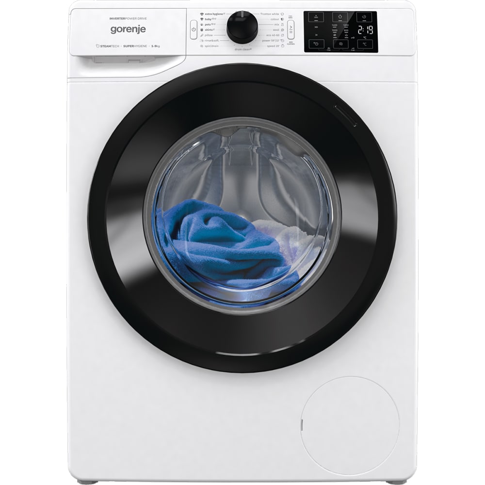 Masina de spalat rufe frontala GORENJE WNEI94ADS, 9 kg, 1400rpm, Clasa A, alb