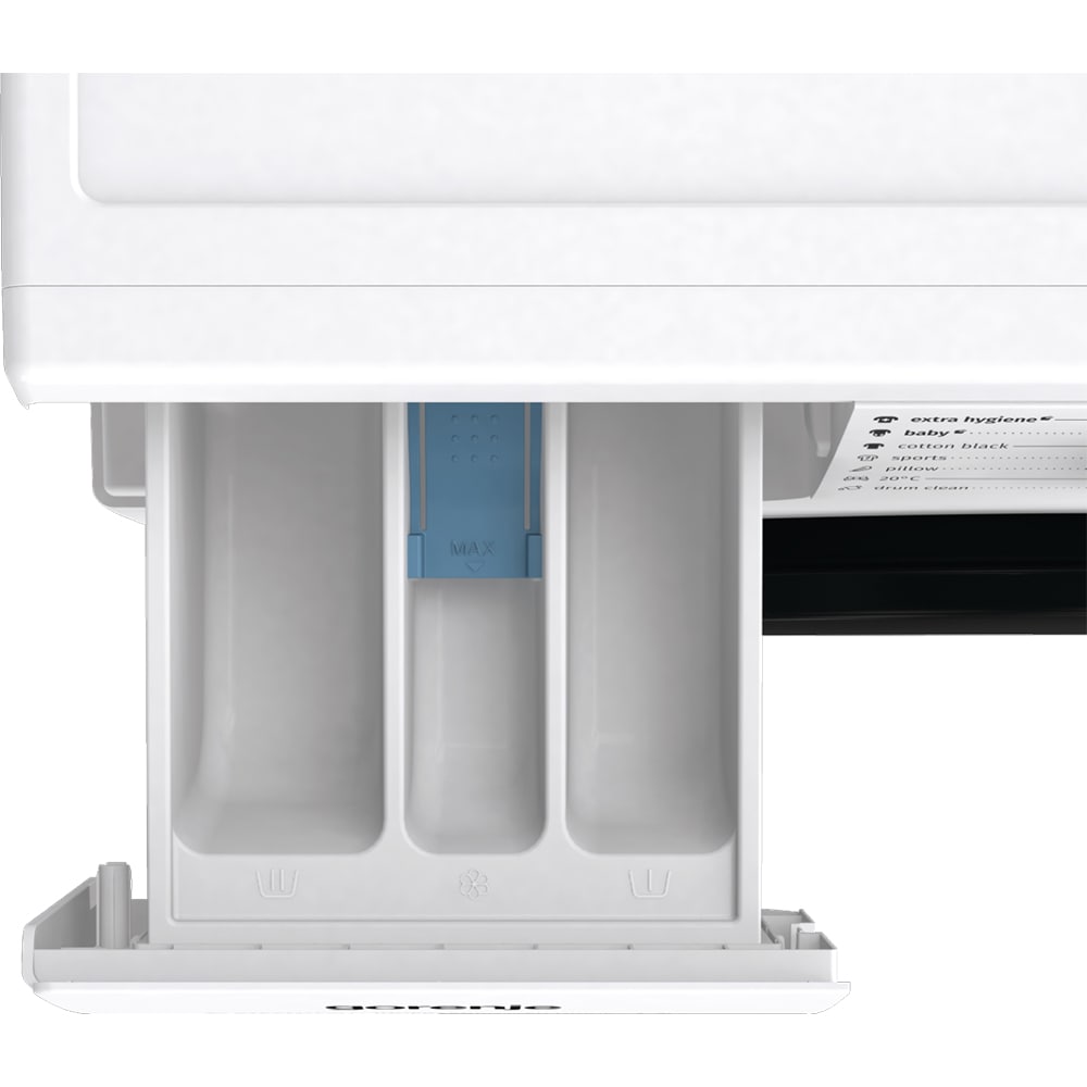 Masina de spalat rufe frontala slim GORENJE WNHEI74SAS, SteamTech, 7 kg, 1400rpm, Clasa A, alb