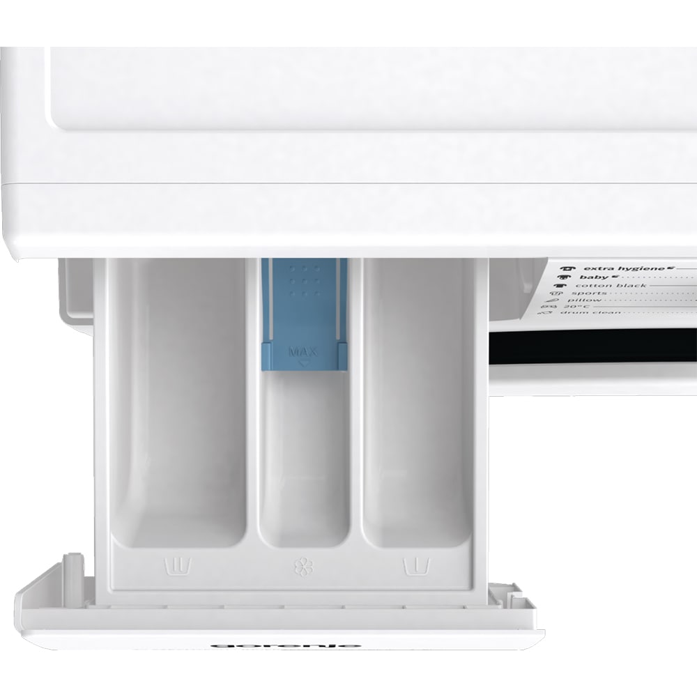Masina de spalat rufe frontala slim GORENJE WNHPI62SCS, SteamTech, 6 kg, 1200rpm, Clasa C, alb