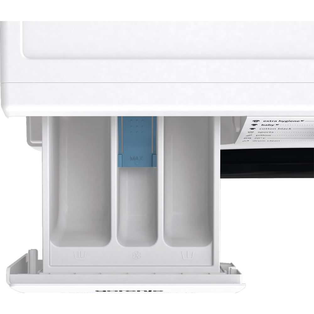 Masina de spalat rufe frontala GORENJE WNHPI94BS, SteamTech, 9 kg, 1400rpm, Clasa B, alb