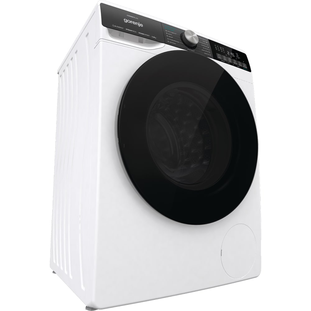 Masina de spalat rufe frontala GORENJE WNS84ATWIFI, SteamTech, 8 kg, 1400rpm, Clasa A, alb