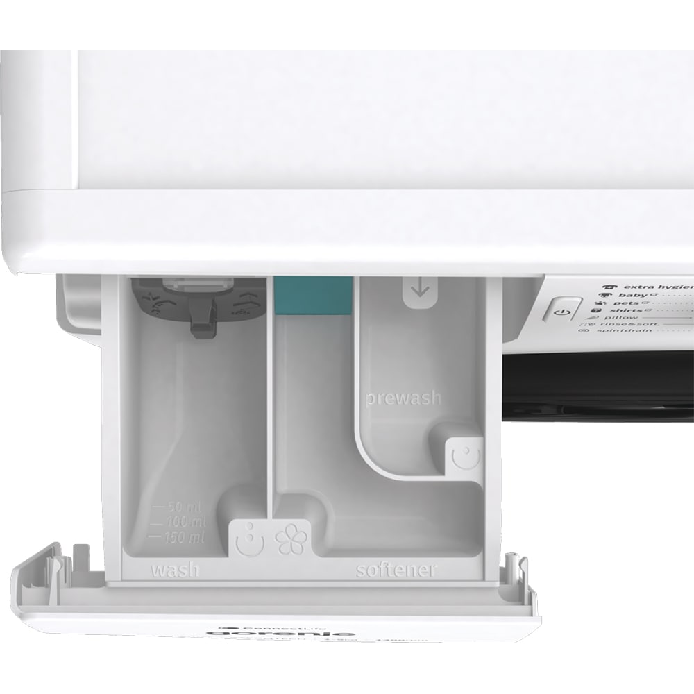 Masina de spalat rufe frontala GORENJE WPNEI94A1SWIFI, SteamTech, 9 kg, 1400rpm, Clasa A, Wi-Fi, alb