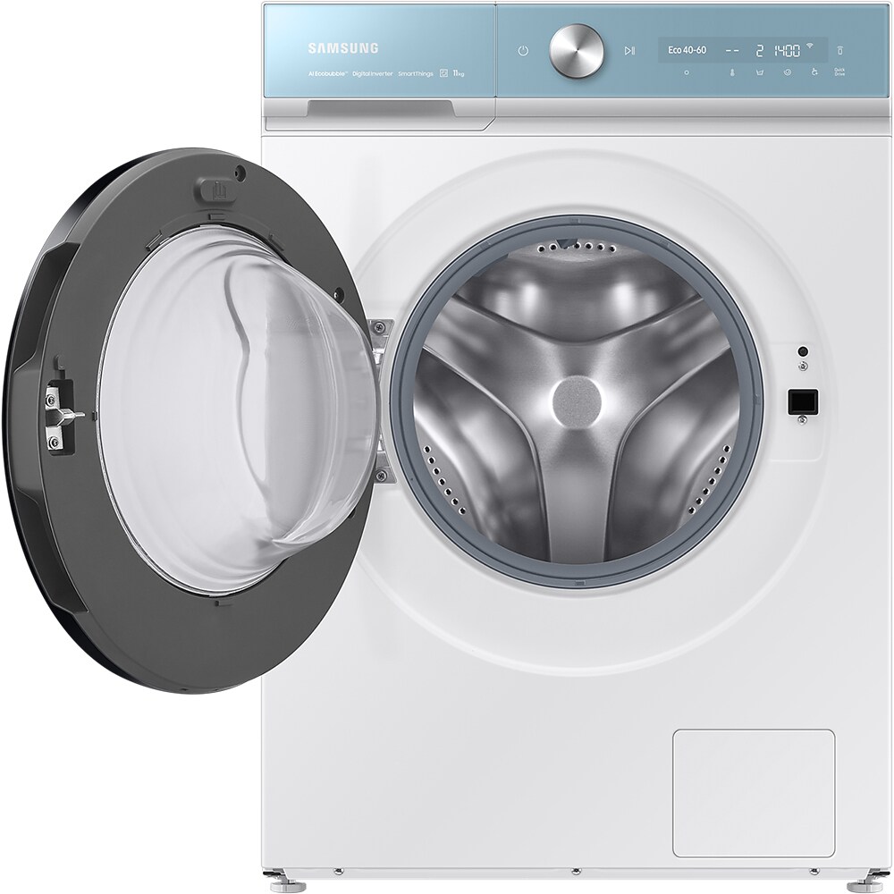 Masina de spalat rufe frontala SAMSUNG WW11BB944DGM/S7, AI EcoBubble, 11 kg, 1400rpm, Clasa A, alb