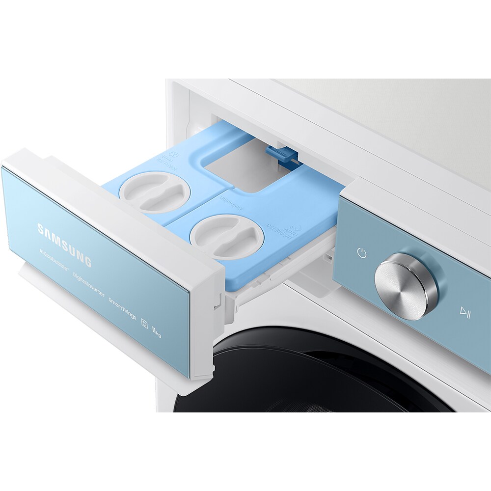 Masina de spalat rufe frontala SAMSUNG WW11BB944DGM/S7, AI EcoBubble, 11 kg, 1400rpm, Clasa A, alb