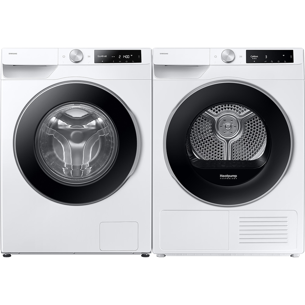 Masina de spalat rufe frontala SAMSUNG WW11DG6B25LEU4, AI Ecobubble, 11 kg, 1400rpm, Clasa A, alb