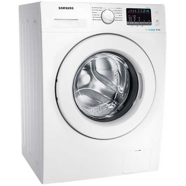 Masina de spalat rufe frontala SAMSUNG WW60J4060LW, EcoBubble, 6kg, 1000rpm, Clasa A+++, alb