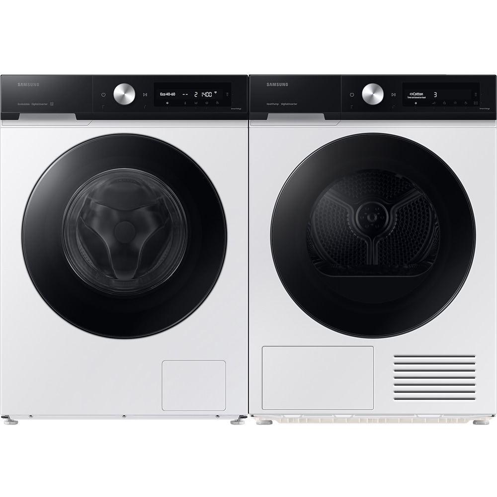 Masina de spalat rufe frontala SAMSUNG WW90DB7U94GEU4, AI Wash, AI EcoBubble, 9 kg, 1400rpm, Clasa A, alb
