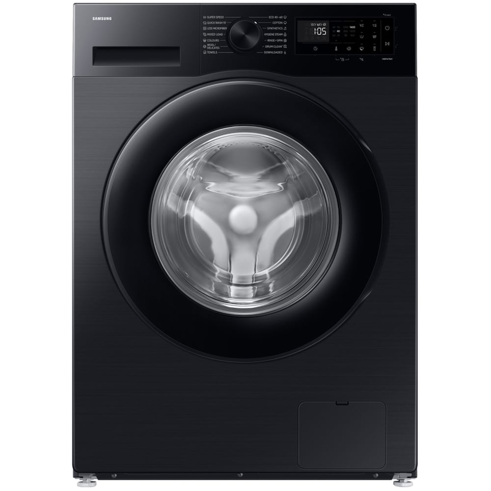 Masina de spalat rufe frontala slim SAMSUNG WW90DG5G34ABLE, AI EcoBubble, AI Energy, 9 kg, 1400rpm, Clasa A, negru