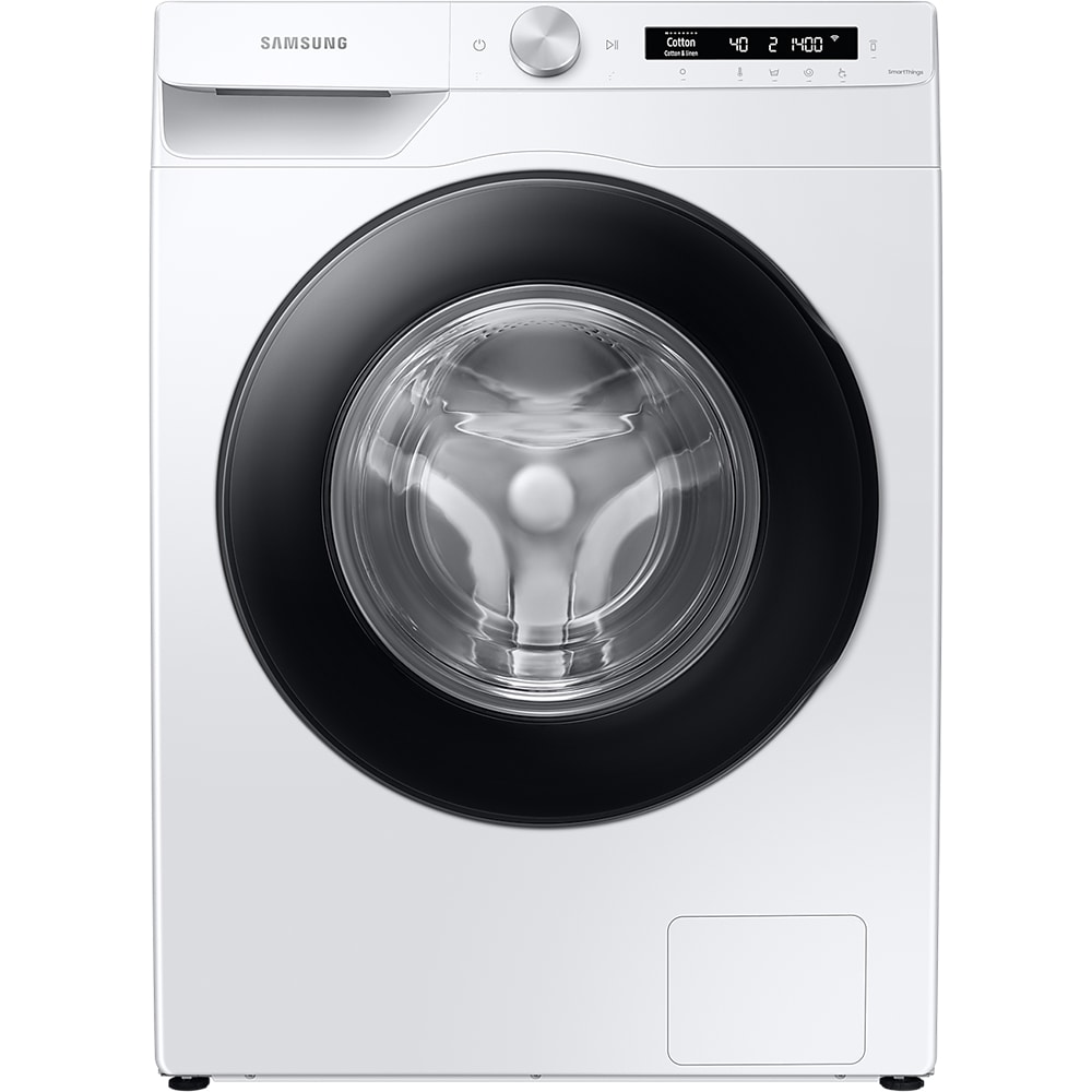 Masina de spalat rufe frontala SAMSUNG WW90T534DAWCS7, AI Control, Eco Bubble, 9 kg, 1400rpm, Clasa A, alb