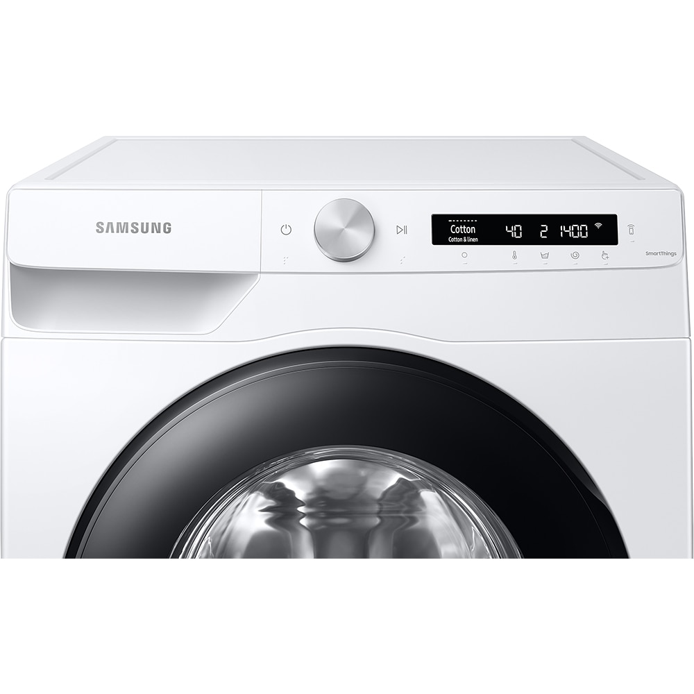 Masina de spalat rufe frontala SAMSUNG WW90T534DAWCS7, AI Control, Eco Bubble, 9 kg, 1400rpm, Clasa A, alb