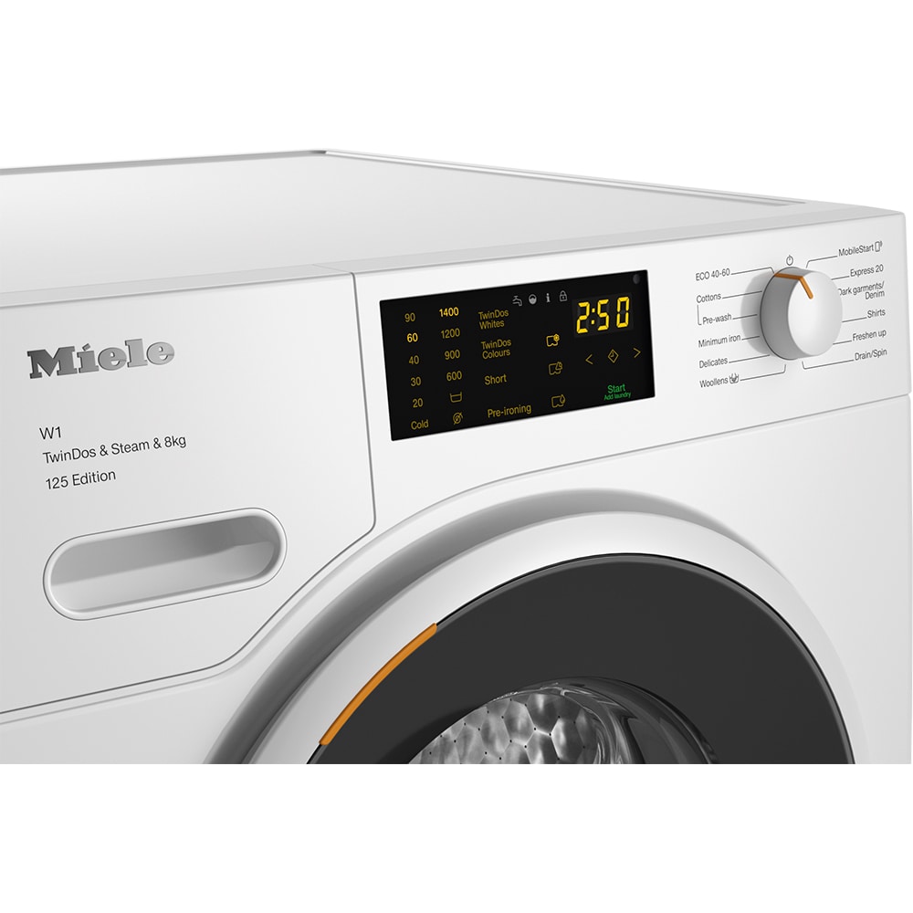 Masina de spalat rufe frontala MIELE WWB680 WCS 125 Edition, 8 kg, 1400rpm, Clasa A, alb