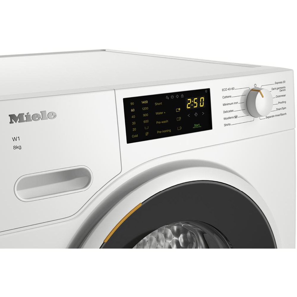 Masina de spalat rufe frontala MIELE WWD020 WCS, 8 kg, 1400rpm, Clasa A, alb