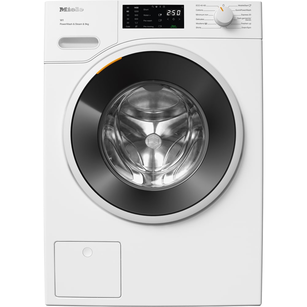 Masina de spalat rufe frontala MIELE WWD380 WCS PWash, SteamCare, 9 kg, 1400rpm, Clasa A, Wi-Fi, alb