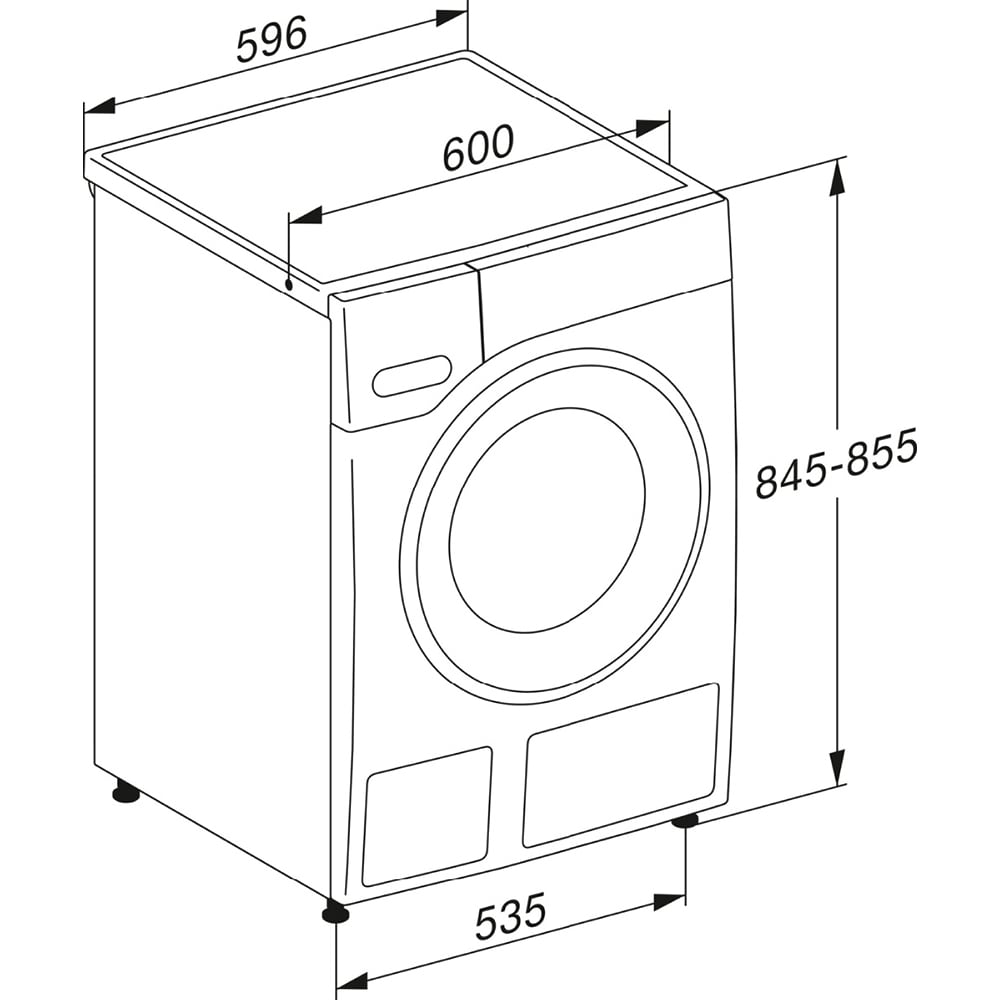 Masina de spalat rufe frontala MIELE WWG 660 WCS, 9 kg, 1400rpm, Clasa A, alb