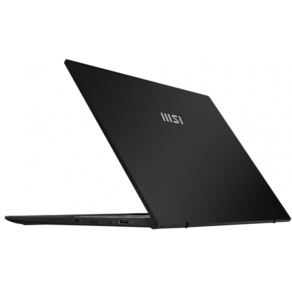 Laptop MSI Summit E14 Evo A12M-081RO, Intel Core i7-1280P pana la 4.8GHz, 14" WUXGA, 16GB, SSD 1TB, Intel Iris Xe Graphics, Windows 11 Home, negru