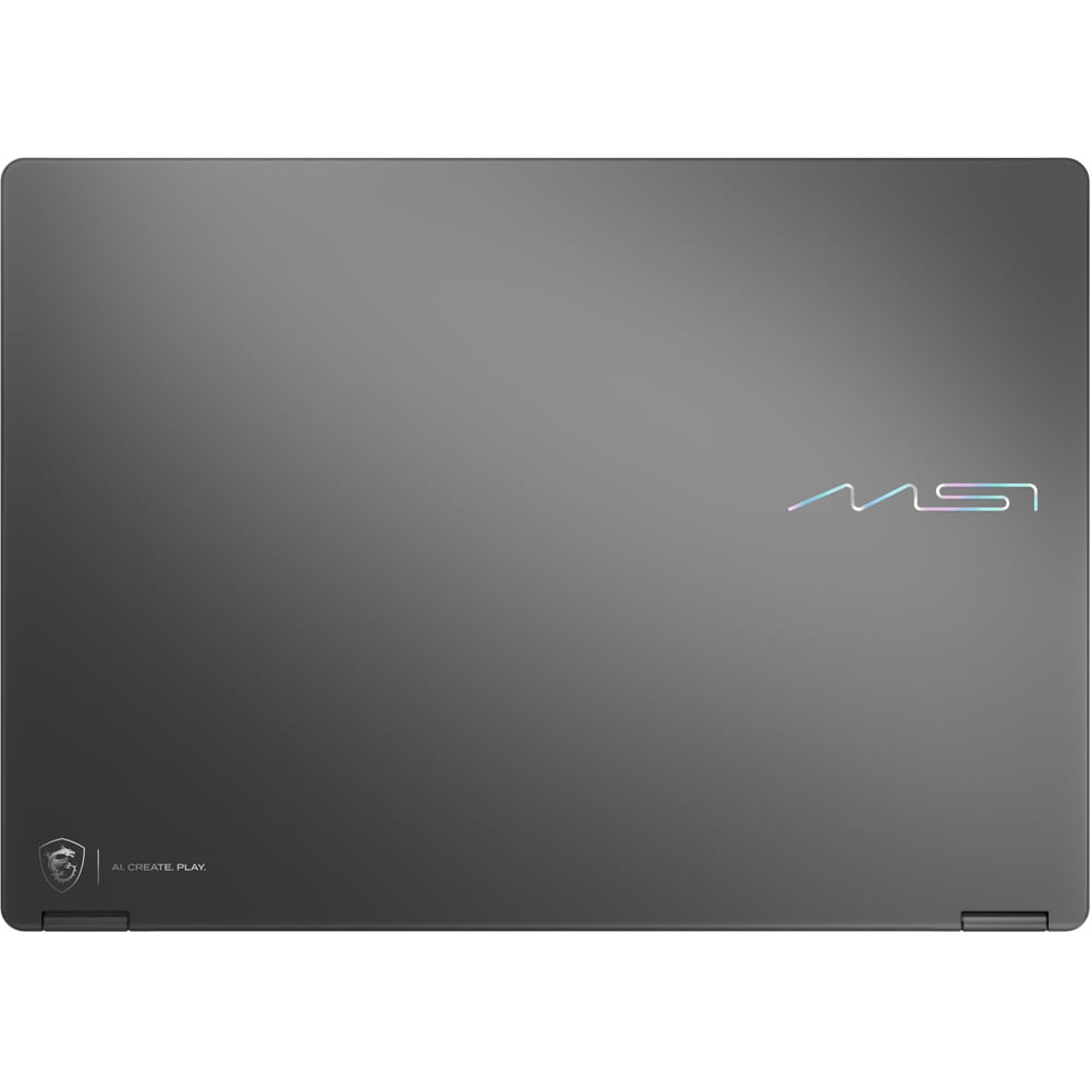 Laptop MSI Prestige N16 Flip AI+ C1XMT-228ROY, NVIDIA RTX Spark pana la 4GHz, 16" 2.8K OLED, 64GB, SSD 1TB, NVIDIA Blackwell RTX 6144-core GPU, Windows 11 Pro, Platinum Gray