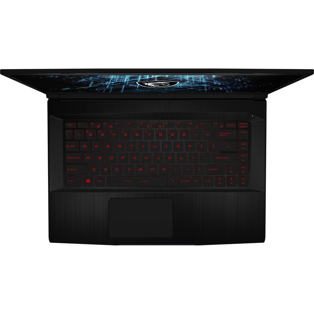 Laptop Gaming MSI Thin GF63 12UC-840XRO, Intel Core i5-12450H pana la 4.4Ghz, 15.6" Full HD, 16GB, SSD 512GB, NVIDIA GeForce RTX 3050 4GB, Free DOS, negru