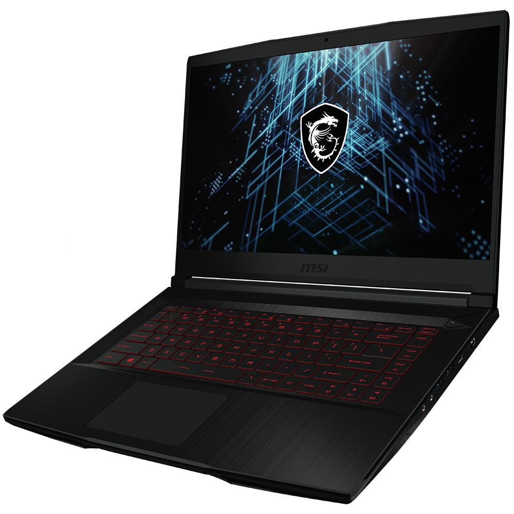 Laptop Gaming MSI Thin GF63 12UC-840XRO, Intel Core i5-12450H pana la 4.4Ghz, 15.6" Full HD, 16GB, SSD 512GB, NVIDIA GeForce RTX 3050 4GB, Free DOS, negru