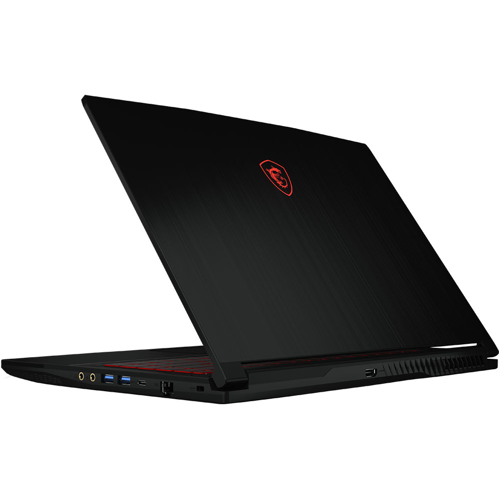 Laptop Gaming MSI Thin GF63 12UC-840XRO, Intel Core i5-12450H pana la 4.4Ghz, 15.6" Full HD, 16GB, SSD 512GB, NVIDIA GeForce RTX 3050 4GB, Free DOS, negru