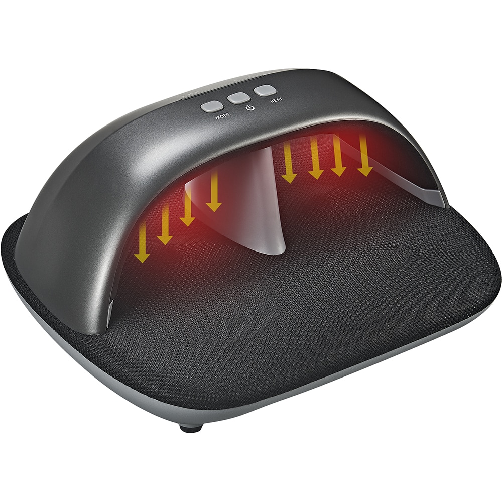 Aparat de masaj shiatsu cu incalzire MYRIA MY4878, negru