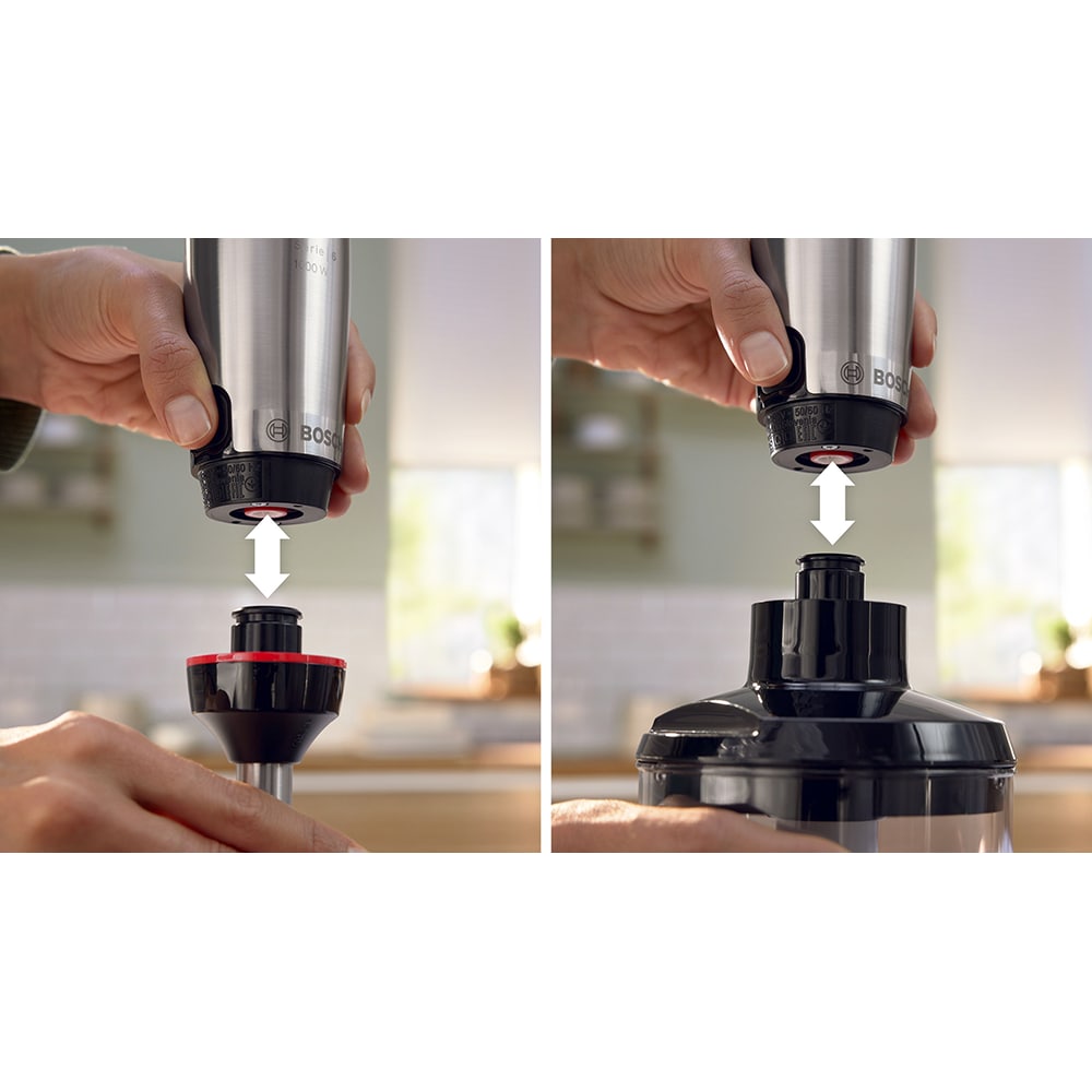 Mixer vertical BOSCH ErgoMaster Seria 6 MSM6M622, 0.5l, 1000W, viteza variabila, negru