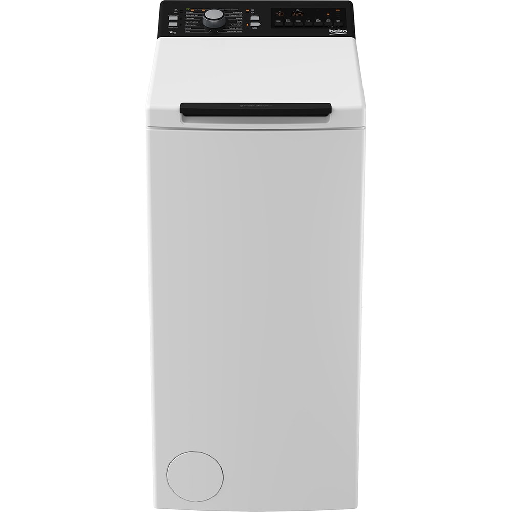 Masina de spalat rufe verticala BEKO BTL1WFP10724, 7 kg, 1200rpm, Clasa D, alb