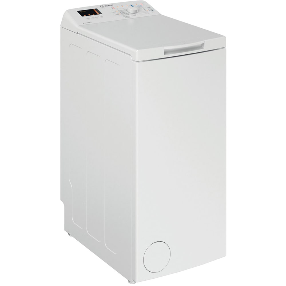 Masina de spalat rufe verticala INDESIT BTW S60400 EU/N, 6 kg, 1000rpm, Clasa C, alb