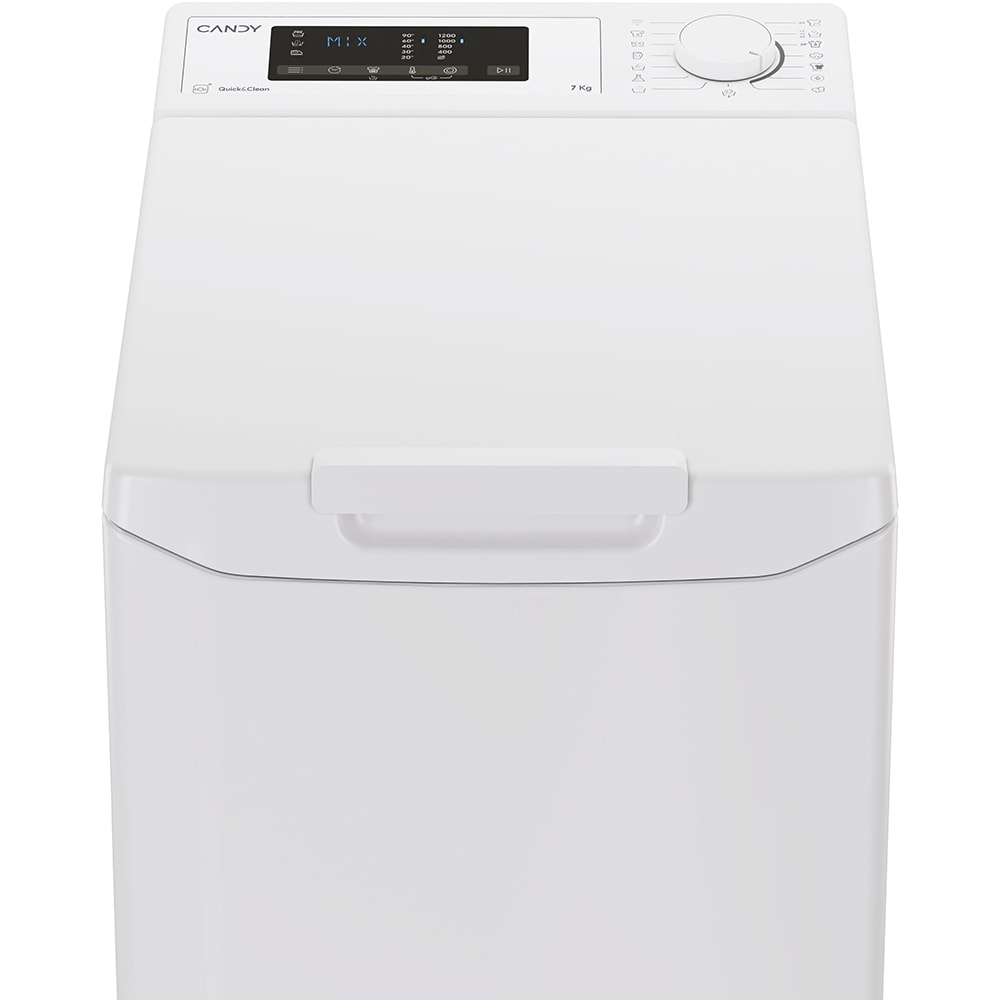 Masina de spalat rufe verticala CANDY ProWash 300 TCA273D2-S, 7 kg, 1200rpm, Clasa D, alb